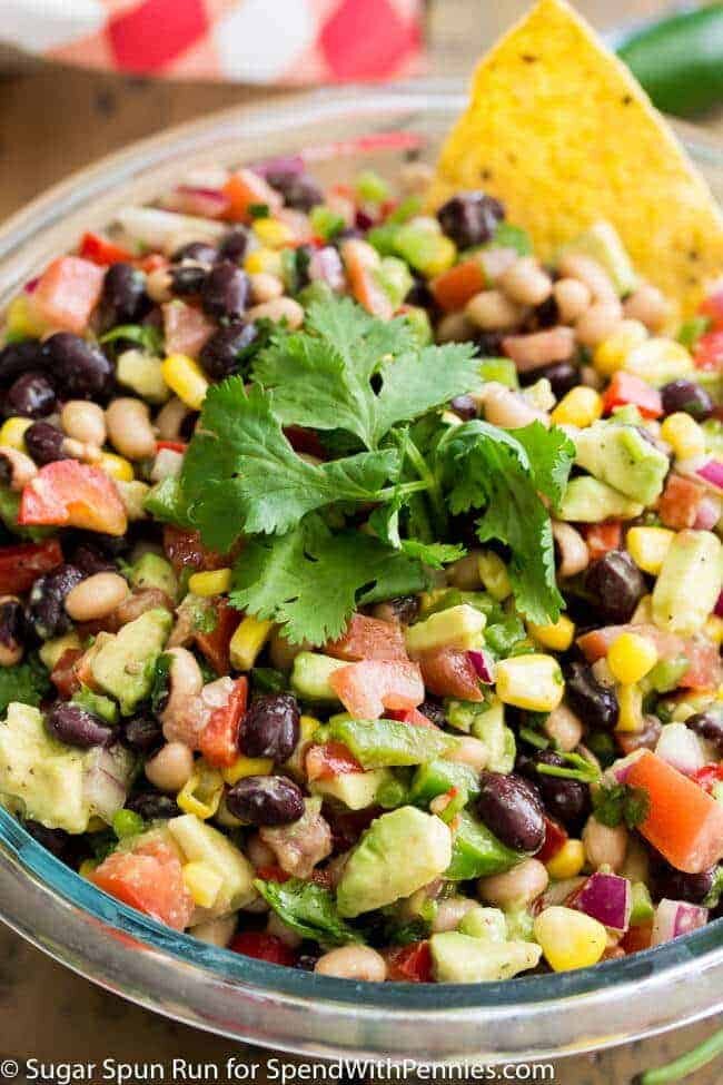 cowboy caviar in a bowl